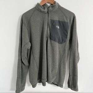 The Northface Polartec Fleece Jacket Mens Size Large Gray